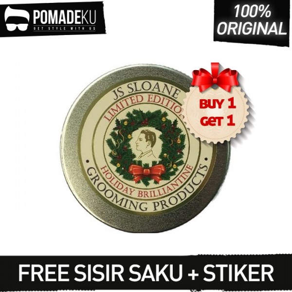 JS Sloane Pomade Heavyweight Brilliantine Holiday Edition