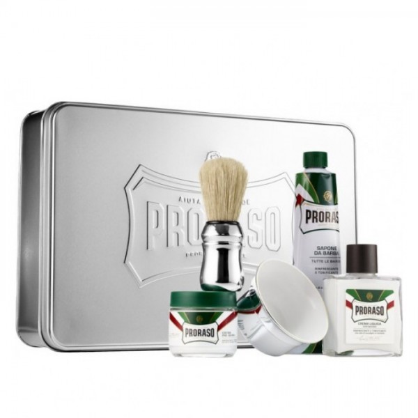 Proraso Classic Shaving Set Kit Metal